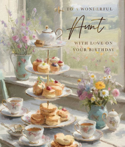 Picture of TO A WONDERFUL AUNT ON YOUR BIRTHDAY CARD